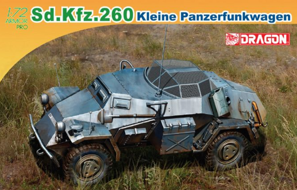 Dragon 1/72 Sd.Kfz.260 Kleine Panzerfunkwagen Kit
