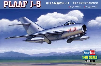 Hobby Boss 1/48 Chinese PLAAF J-5 Kit