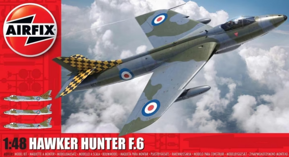 Airfix 1/48 Hawker Hunter F6 Fighter Kit