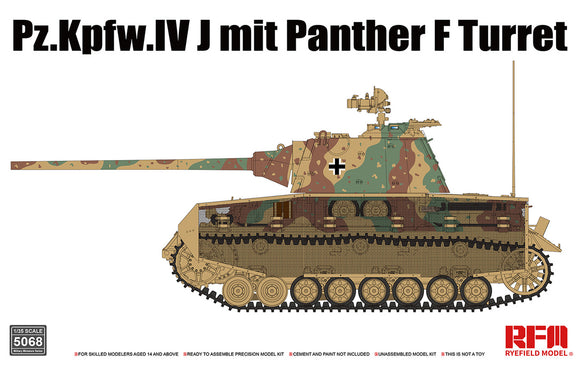 Ryefield 1/35 Pz.Kpfw.IV J mit Panther F Turret Kit