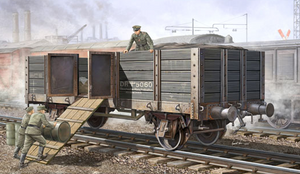 Trumpeter 1/35 WWII German Army Gondola Railcar (High Sides) Kits