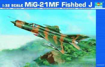 Trumpeter 1/32 MiG21MF Fishbed J Single-Seat Tactical Fighter Kit