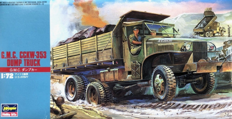 Hasegawa GMC CCKW-353 Dump Truck Kit – Model Kit Closeouts