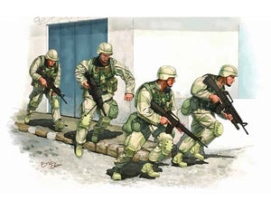 Trumpeter 1/35 US Army in Iraq 2005 Figure Set (4) Kit