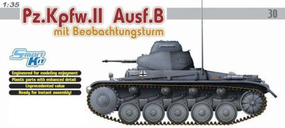 Dragon 1/35 1/35 Panzer II Ausf B mit Beobachtungsturm Kit