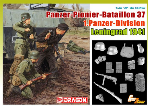 Dragon 1/35 Panzer-Pionier-Bataillon 37, 1.Panzer-Division (Leningrad 1941) Kit