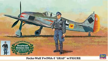 Hasegawa 1/48 Focke-Wulf Fw190A-5 'Graf' w/Figure Kit