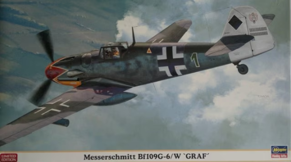 Hasegawa 1/48 Messerschmitt Bf109G-6/W 'Graf' Kit