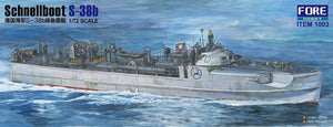 Fore Hobby 1/72 Schnellboot S38B (Armored Bridge) German Torpedo Boat Kit