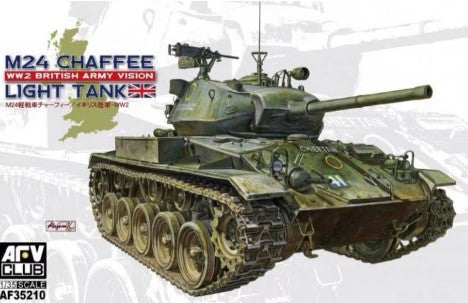 AFV Club 1/35 M24 Chaffee British Tank Kit