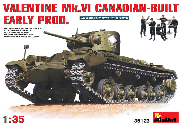 Miniart 1/35 Valentine Mk6. Canadian Built Early Production