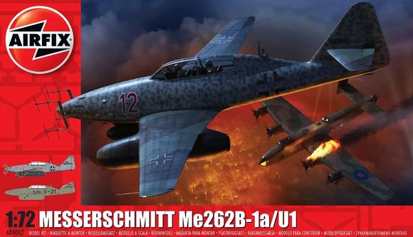 Airfix 1/72 Messerschmitt Me262B1a/U1 Fighter Kit