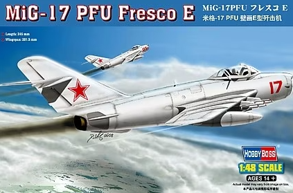 Hobby Boss 1/48 MiG-17 PFU Fresco E Kit