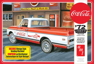 AMT '72 Chevy Pickup w/Vintage Vending Machine Coca Cola Kit
