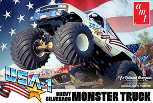 AMT 1/25 USA-1 Chevy Silverado Monster Truck Kit