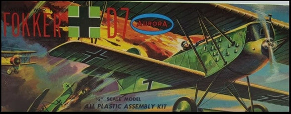 Aurora 1/48 Scale Fokker Dr7 Kit