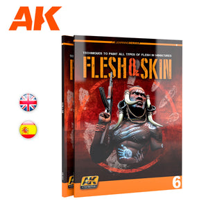 AK Interactive 	Learning Series 6: Flesh & Skin Techniques for Miniatures Book