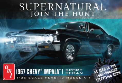 AMT 1/25 Supernatural Join The Hunt 1967 Impala Sport Sedan 4-Door Car from TV Show Kit