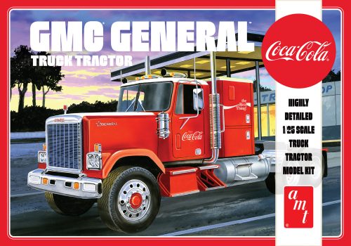 AMT 1/25 1976 GMC General Semi Tractor (CocaCola) Kit