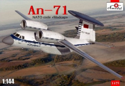 A-Model 1/144 An71 NATO Code Madcap Soviet AWACS Aircraft Kit