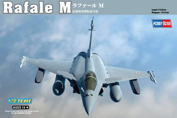 Hobby Boss 1/72 French Navy Rafale M Carrier Aircraft Kit