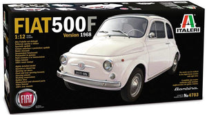 Italeri 1/12 Fiat 500F Version 1968 Car (Ltd Edition) Kit