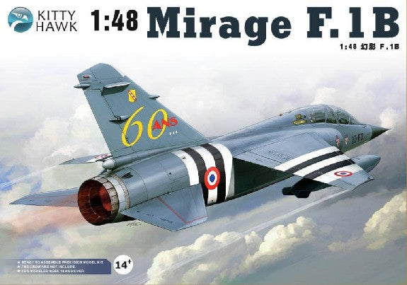 Kitty Hawk 1/48 Mirage F1B Fighter Kit