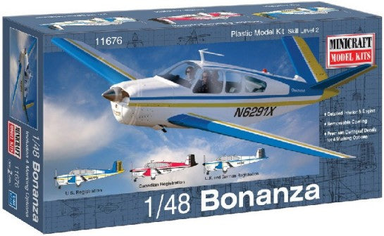 Minicraft 1/48 Bonanza Aircraft Kit