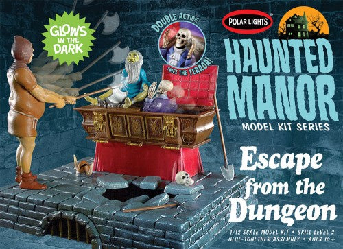 Polar Lights 1/12 Haunted Manor Escape from the Dungeon Glow-in-the-Dark Diorama Set Kit