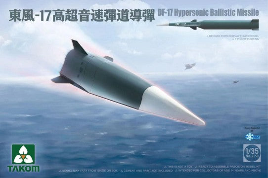 Takom 1/35 DF17 Hypersonic Ballistic Missile Kit