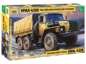 Zvezda 1/35 Russian Ural 4320 Army Truck Kit